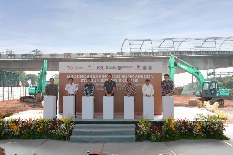 Groundbreaking Transit Oriented Development (TOD) Summarecon  Stasiun Bekasi Ekstensi